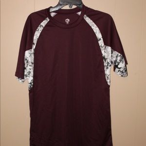 Maroon Athletic Tee